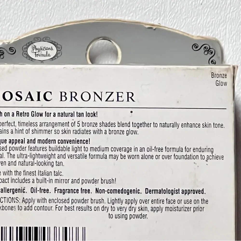 Retro Glow Makeup Beauty Mosaic Glow Face  Bronzer NWT